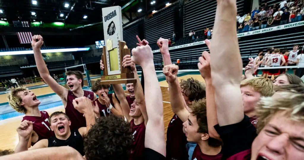 High school boys volleyball: Morgan dethrones Grantsville in five-set 3A championship thriller