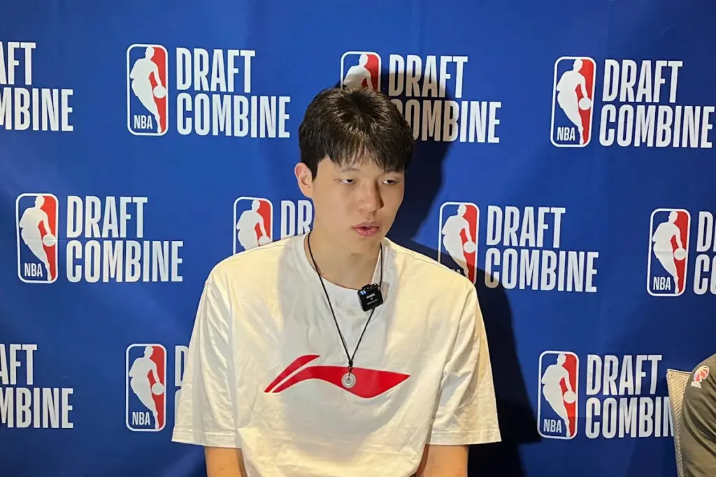 At 7-foot-1 with an ability to score, China's Yang comes to draft combine looking for an NBA shot