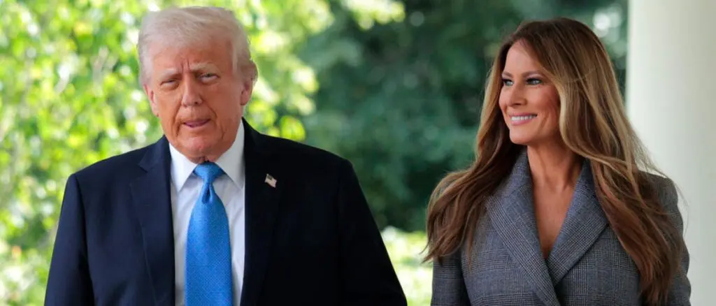 Melania Trump Joins President In Rose Garden For Signing Of Revenge Porn Bill She Backed