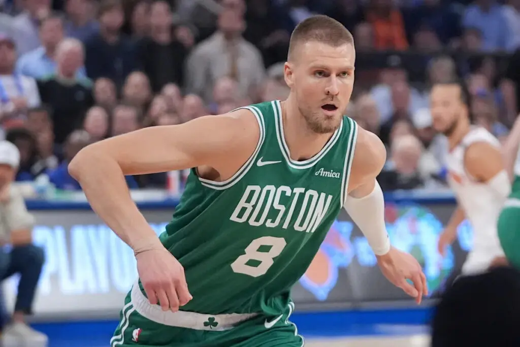 Kristaps Porzingis dealt with 'post-viral syndrome' during NBA playoffs, said Celtics president Brad Stevens