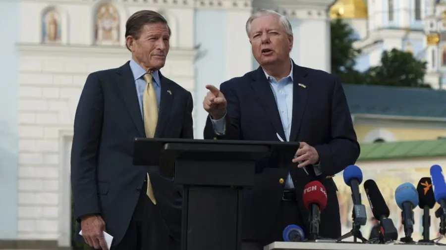Graham, Blumenthal meet with Zelensky in Ukraine