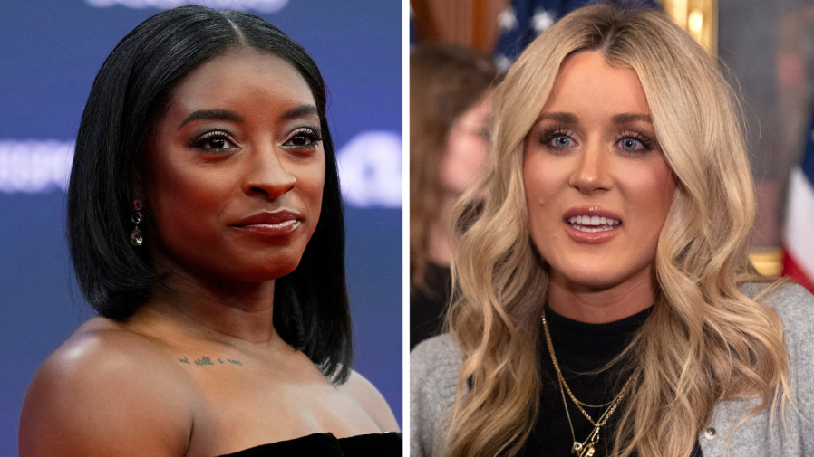 Simone Biles rails against ‘sore loser’ conservative activist over trans athletes