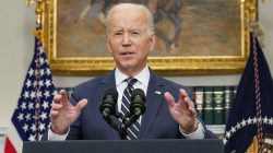 Biden says U.S. will welcome Ukrainian refugees “with open arms”