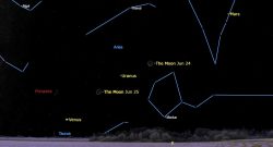 See the moon ‘jump’ over Uranus in the predawn sky this week