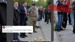 A retired Russian general forced to fight in Ukraine? The fake news story shared by tabloids