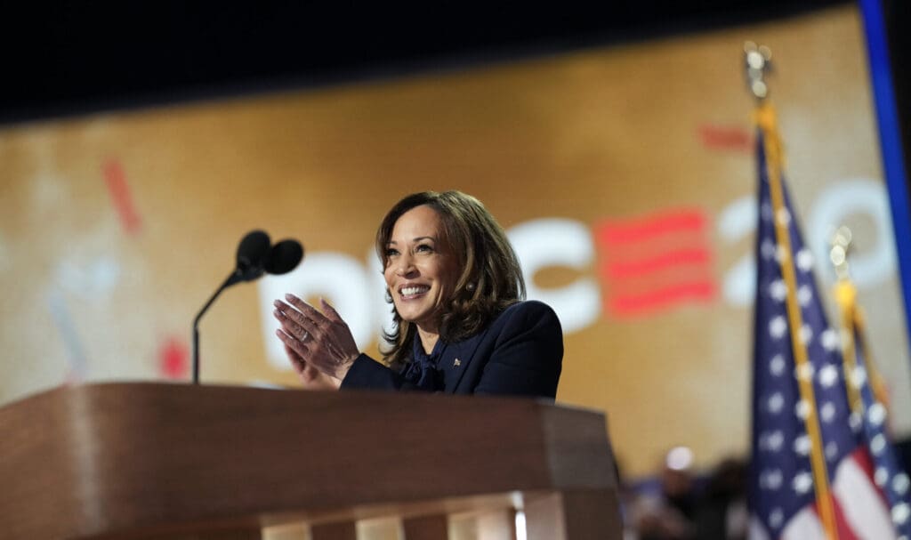 Harris Accepts Nomination at DNC