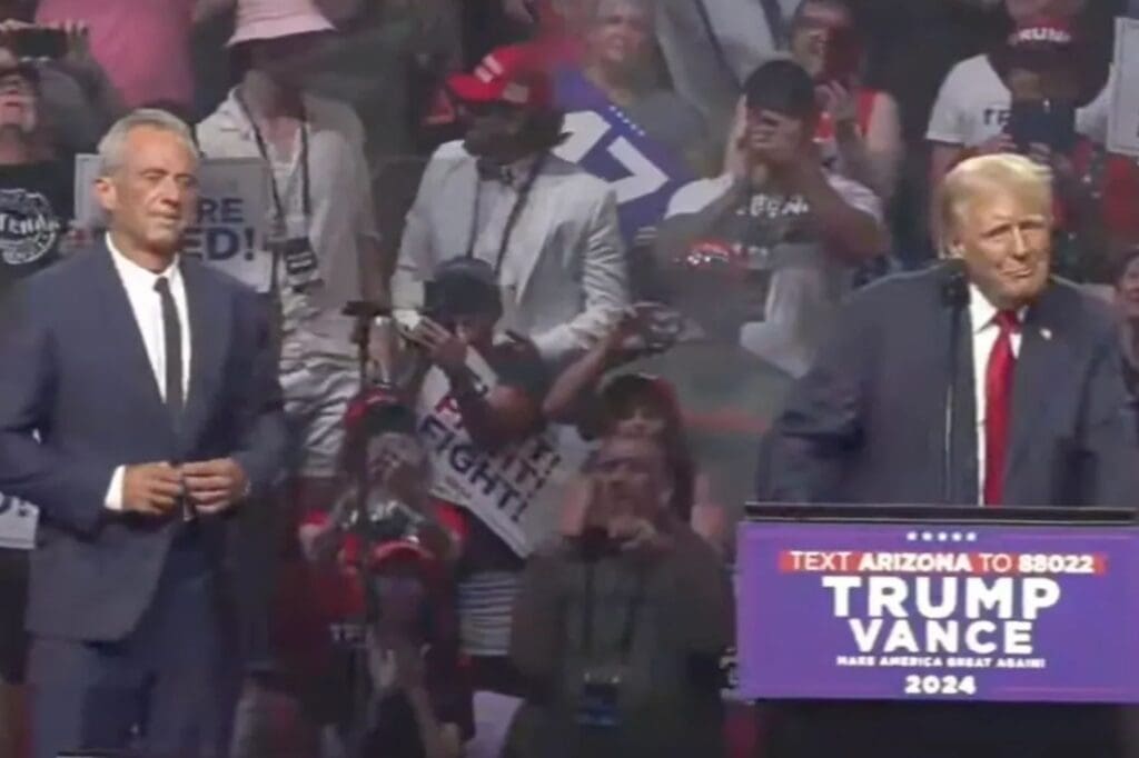 RFK Jr. makes his Trump rally debut hours after endorsing GOP nominee: ‘I’m proud of Bobby’