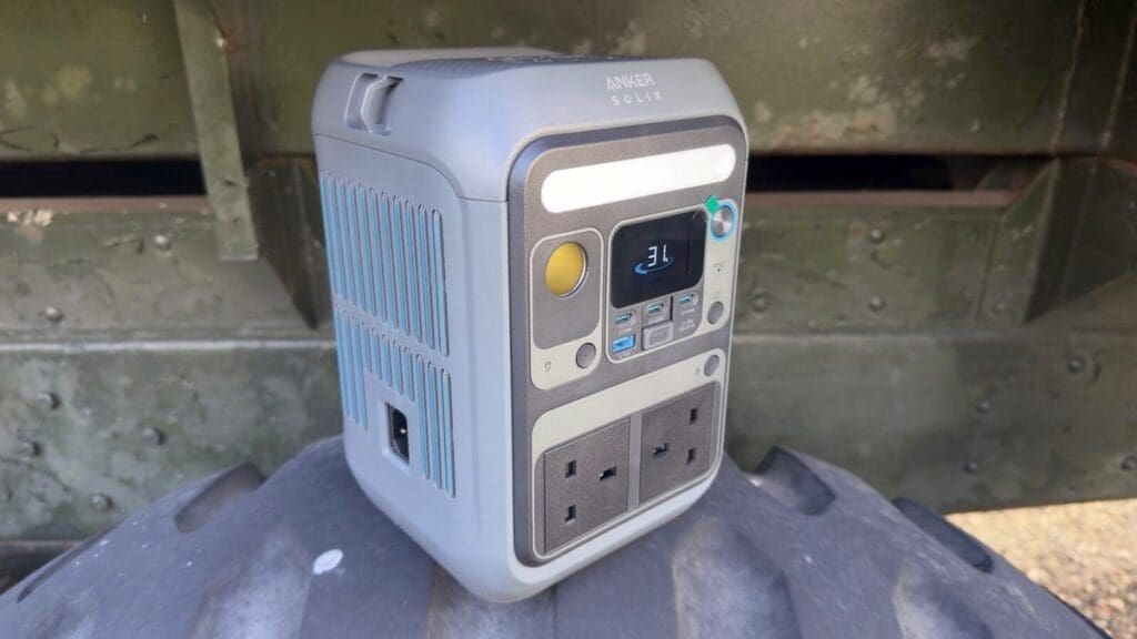 This ultra-portable power station gives you AC power on the move