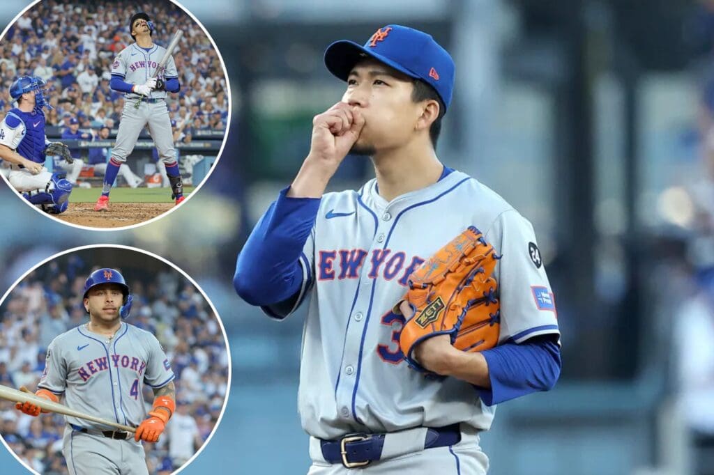 Mets routed by Dodgers as Kodai Senga struggles, bats get shut out in NLCS Game 1 flop