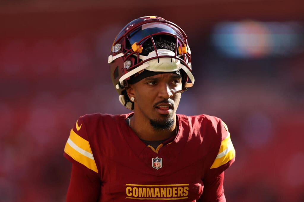 Commanders QB Jayden Daniels to miss Wednesday’s practice due to rib injury