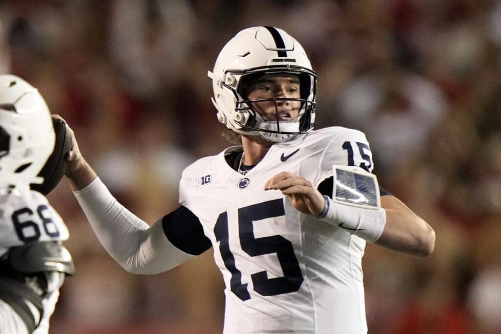 No. 3 Penn State says QB Drew Allar might be game-time decision vs. No. 4 Ohio State on Saturday