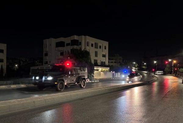 Shots fired outside Israeli embassy in Amman, Jordan