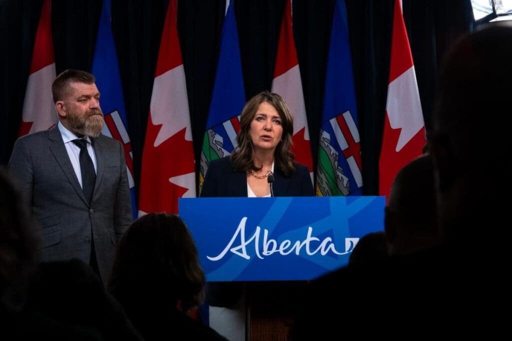 Alberta premier, ministers call on federal government to respond to Trump’s border worries