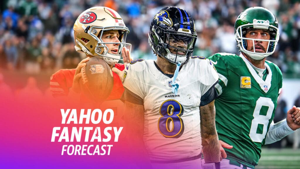 Week 13 preview: 49ers last stand? Rodgers last start? Is Eagles-Ravens a SB preview? | Yahoo Fantasy Forecast