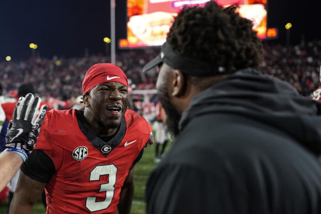 No. 7 Georgia needs 8 OTs to beat rival Georgia Tech