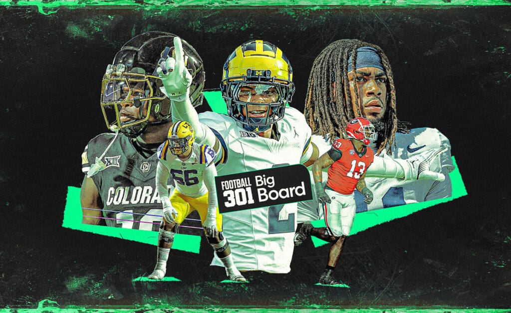 NFL Draft big board 2.0: Cornerbacks take top 2 spots, with QB1 a close call