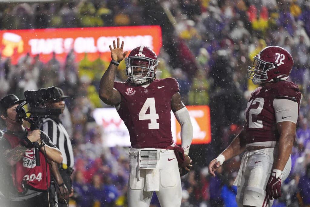 Jalen Milroe runs wild as Alabama delivers a crushing blow to LSU