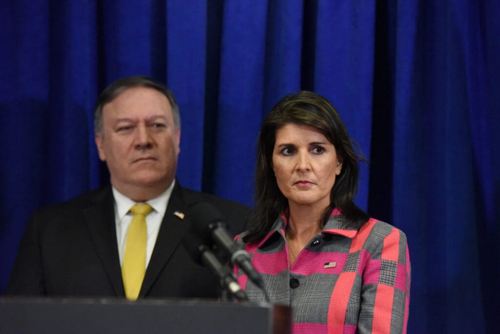 Trump Says Haley and Pompeo Have No Place in Cabinet