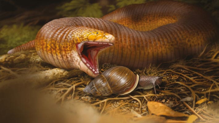 World’s Largest Worm Lizard Lived 47 Million Years Ago