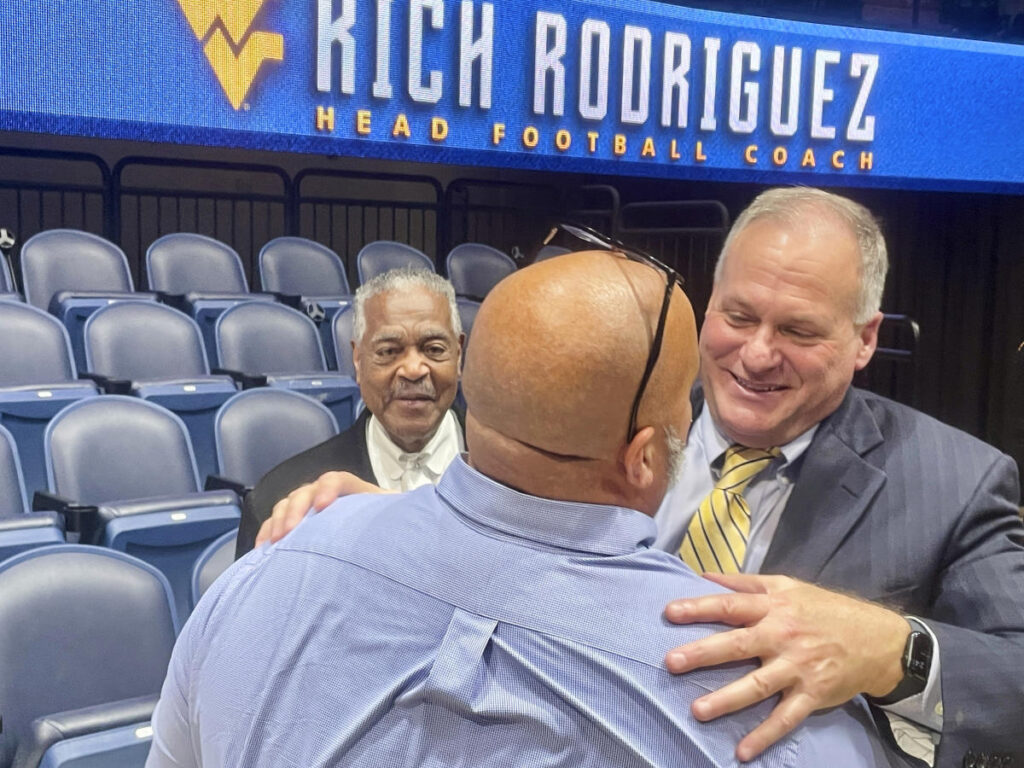 Rich Rodriguez says he ‘should’ve never left’ West Virginia, has quip for heckler at intro presser