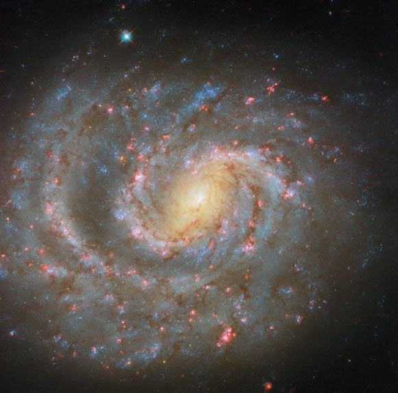 Hubble Space Telescope Captures Lopsided Spiral Galaxy