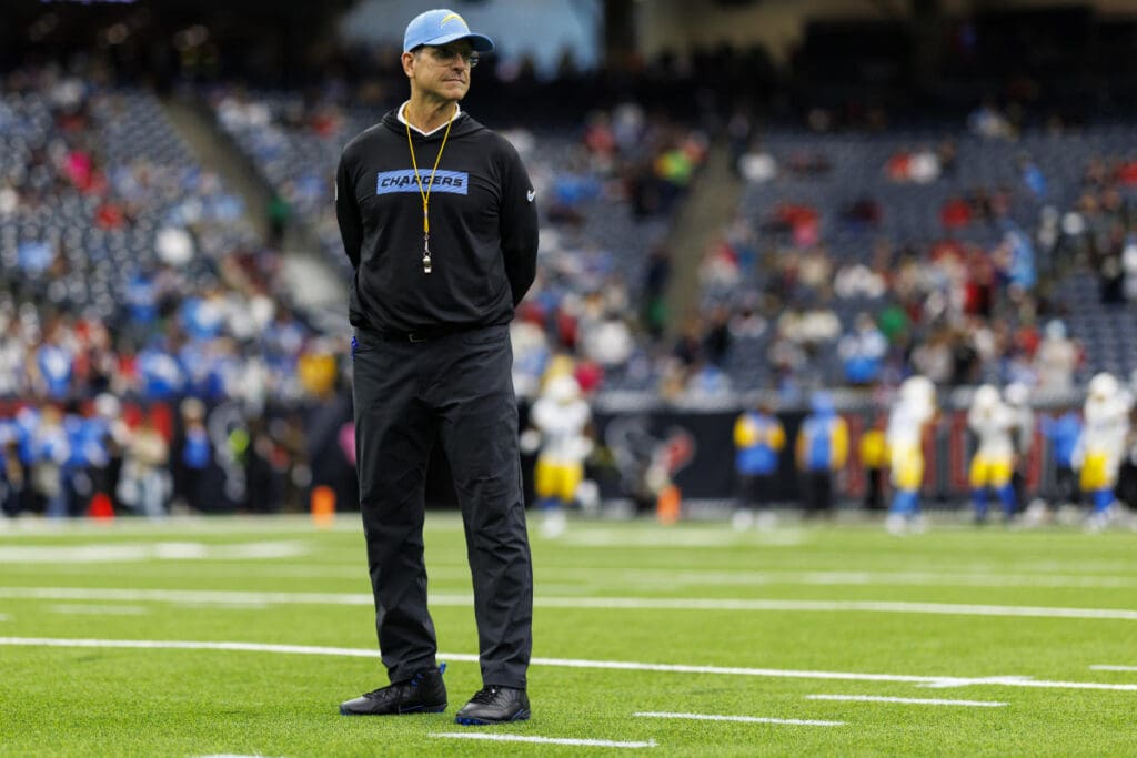 Chargers coach Jim Harbaugh to undergo heart procedure, hip replacement this offseason