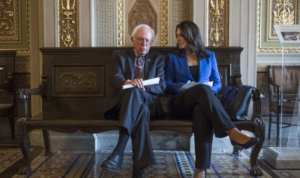 Bernie Turns His Back on Tulsi