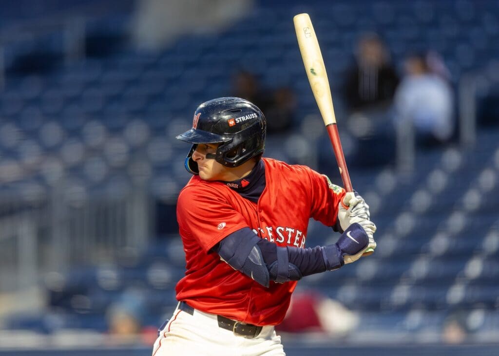 Corey Rosier goes deep, leads Worcester Red Sox past Toledo