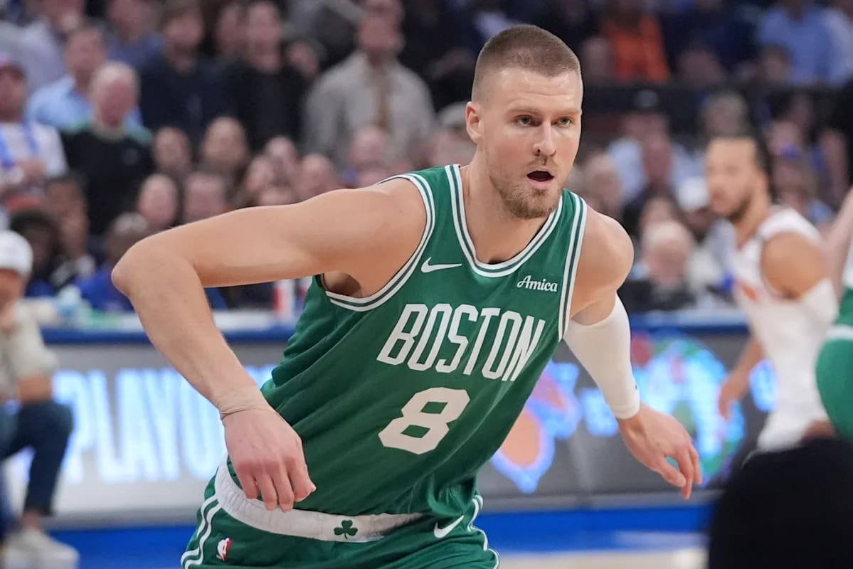 Kristaps Porzingis dealt with 'post-viral syndrome' during NBA playoffs, said Celtics president Brad Stevens