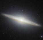 Webb Sees Sombrero Galaxy in Near-Infrared Light