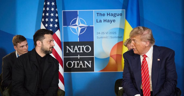 Trump Says Zelensky Wants War with Russia to End After NATO Summit Meeting