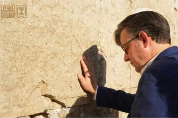 ‘We pray the US will always stand with Israel’: Speaker Mike Johnson leads Republican delegation on visit to Israel
