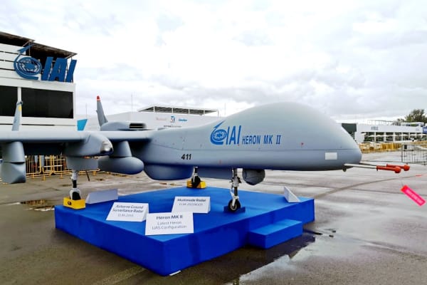 Japan said to consider acquiring Israeli Heron 2 military drone