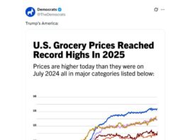Democratic Party tries to pin ‘record high’ 2025 grocery prices on Trump – but it completely backfires
