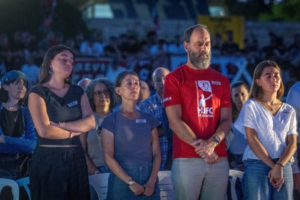 Families of murdered Israeli hostages Hersh Goldberg-Polin and Alex Lobanov honor their memory on year later