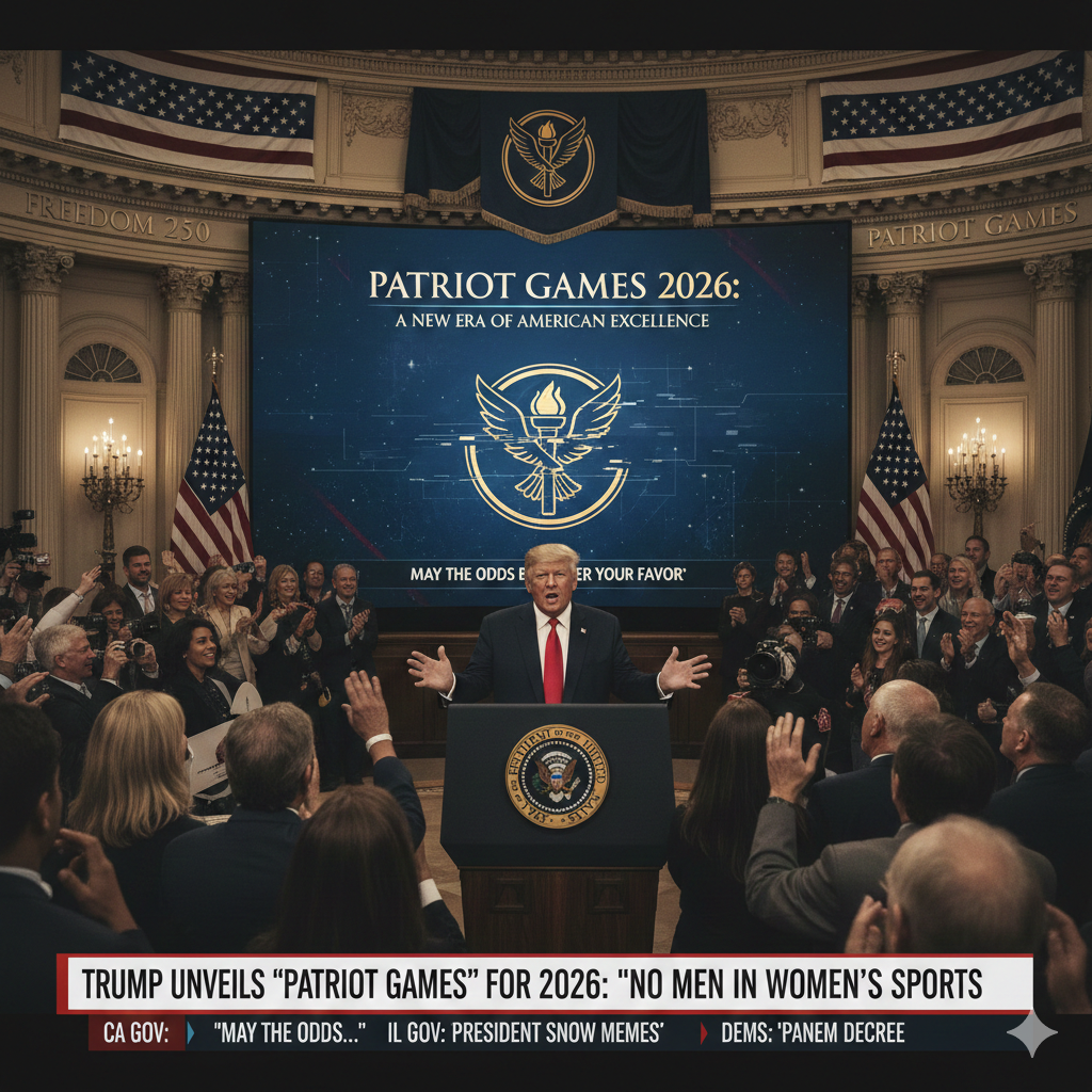 White House Unveils ‘Patriot Games’ Youth Contest for 2026, Drawing ‘Hunger Games’ Comparisons