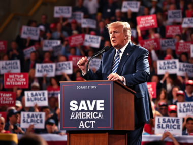 Trump says he’ll never endorse anyone who votes against SAVE Act